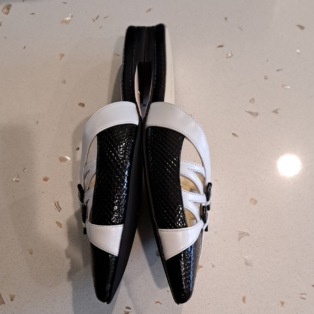 NIB Sarah Flint Kim Leather Mules - Picture 6 of 10